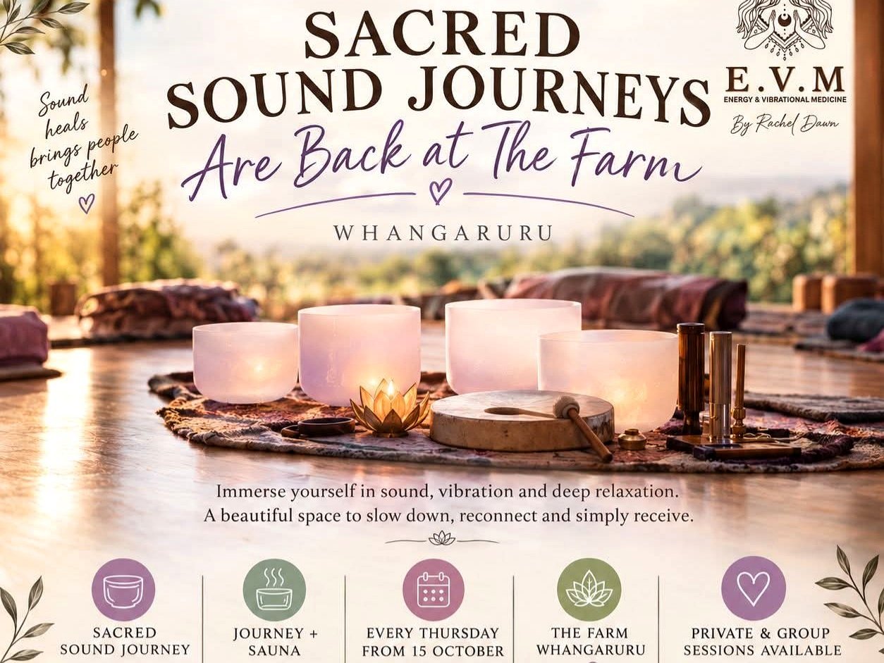 Sacred Sound Journey at The Farm + optional sauna