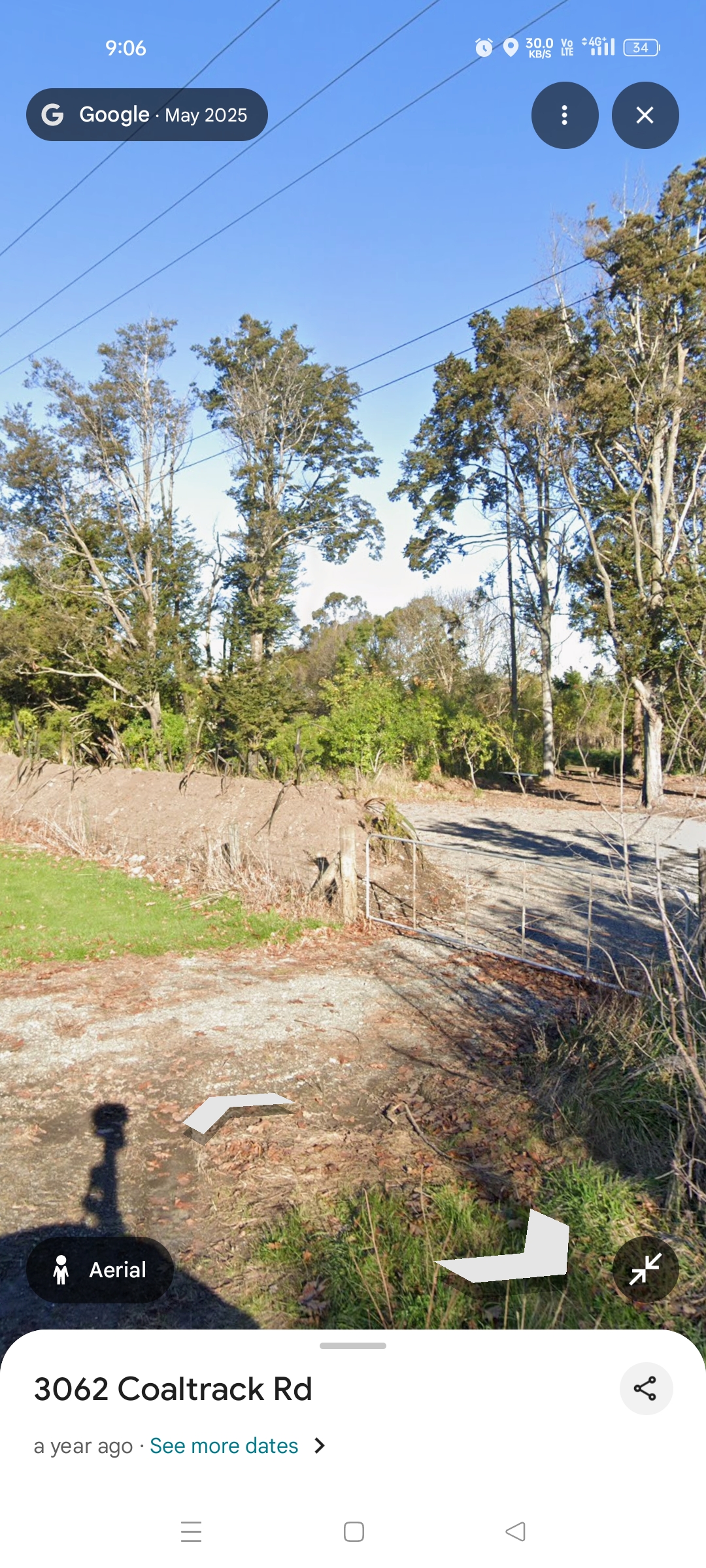 Rural native creek views