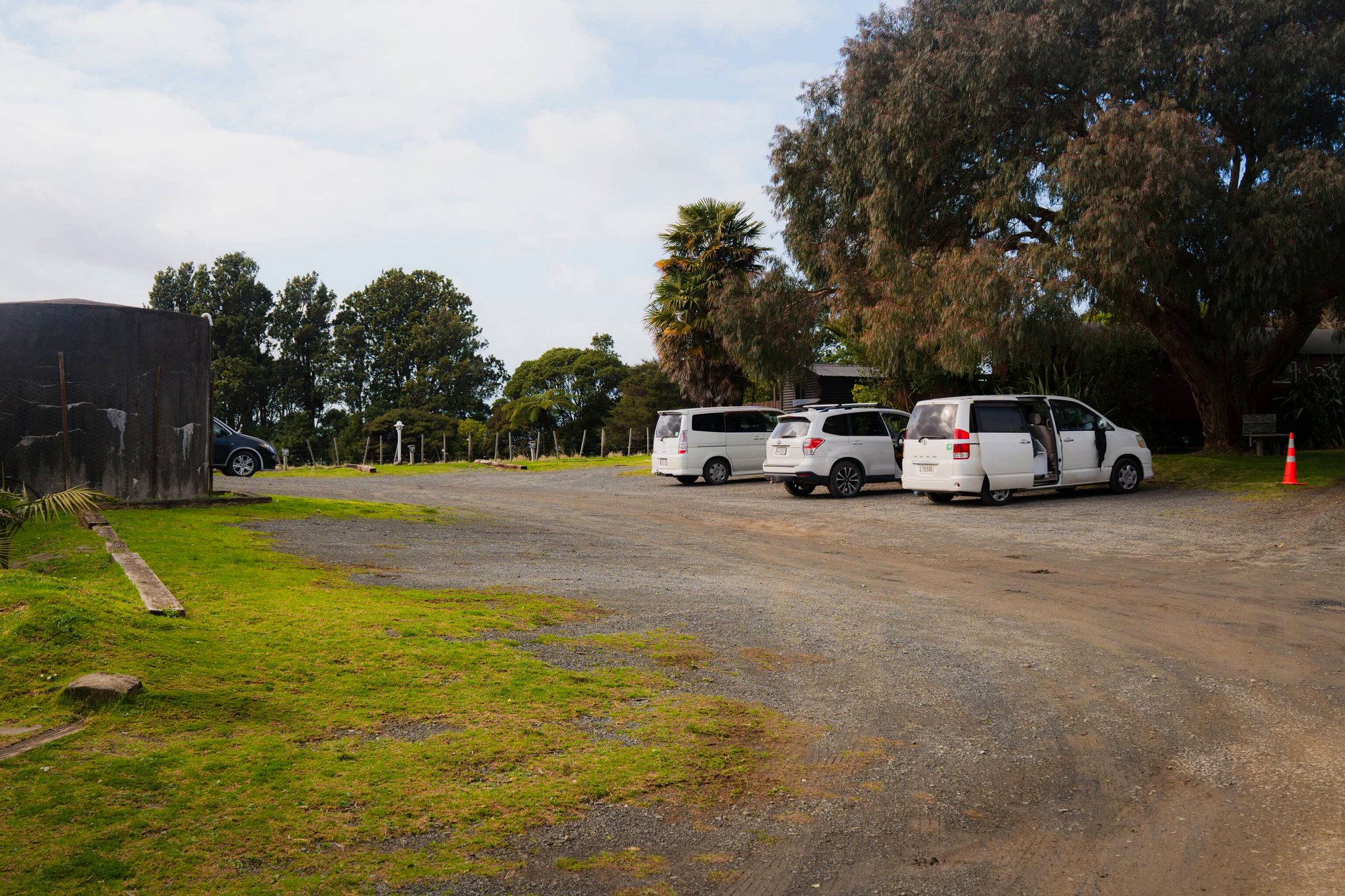 Non powered van site at Solscape, Raglan photo 1