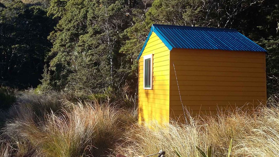 Lonely Lake Hut, hut in Tasman