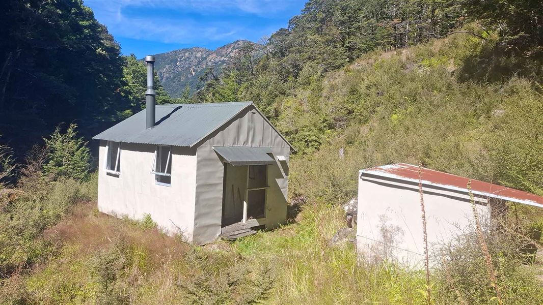 Mid Silverstream Hut, hut in Marlborough