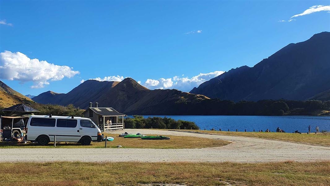 Moke Lake Campsite, campsite in Otago