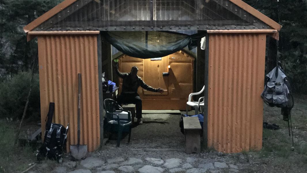 Omarukokere Bivvy, hut in Hawke's Bay