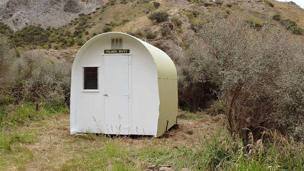 Palmer Bivvy, hut in Canterbury