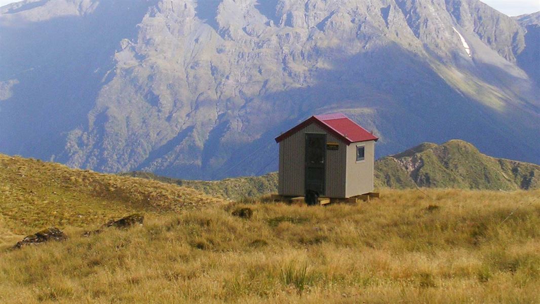 Pfeifer Bivvy, hut in West Coast