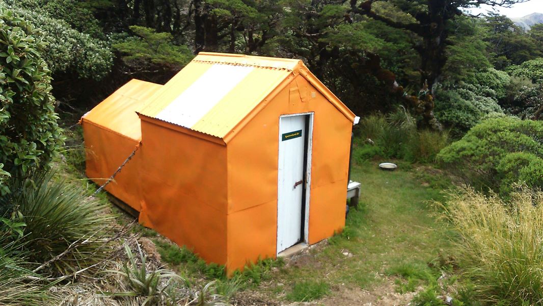 Sparrowhawk Bivvy, hut in Hawke's Bay