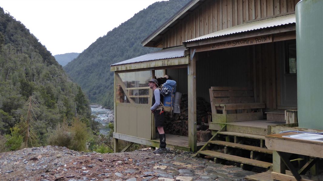 Specimen Point Hut, hut in West Coast