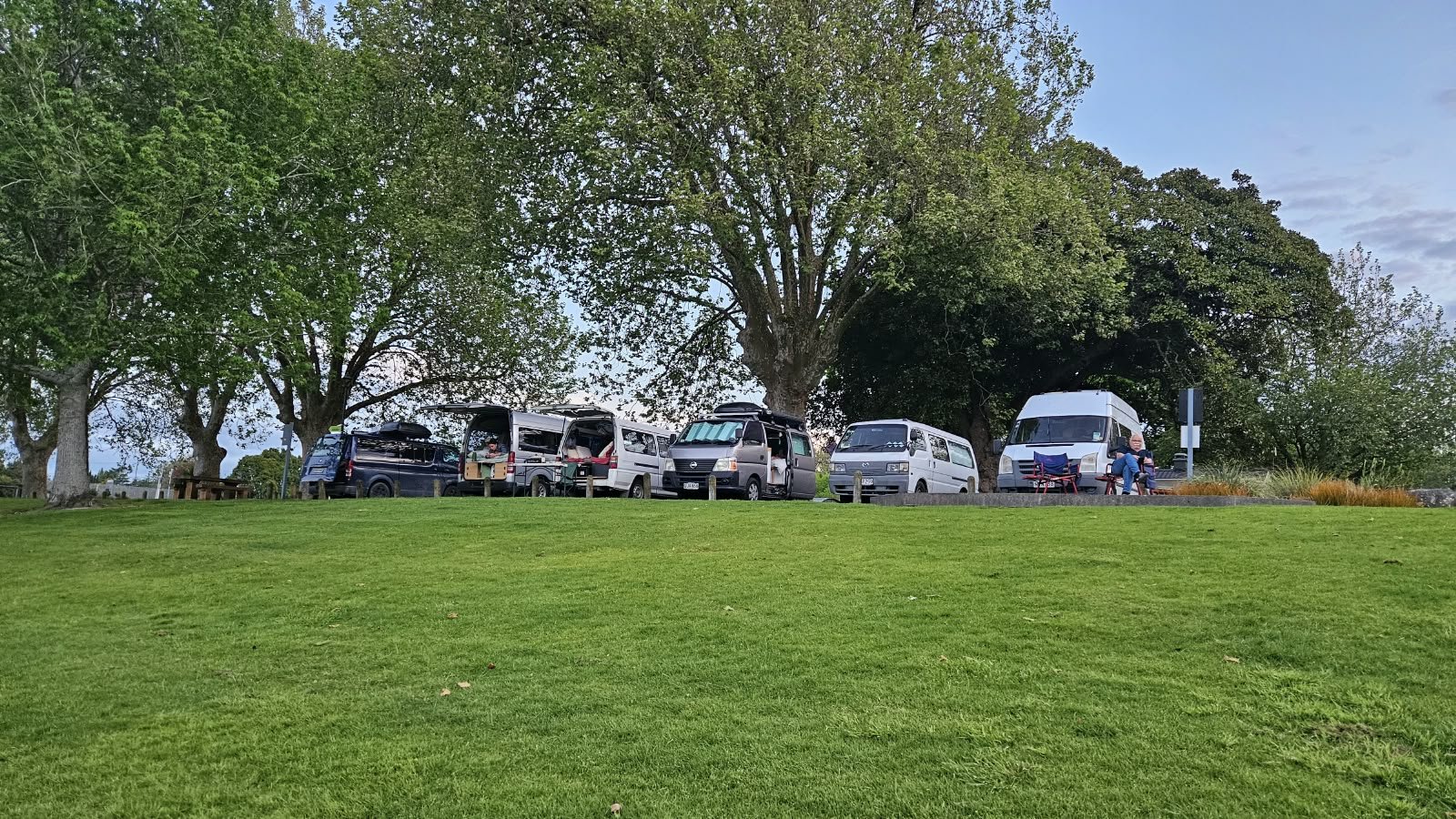 Te Huinga o Ngaa Wai (The Point), campsite in Waikato
