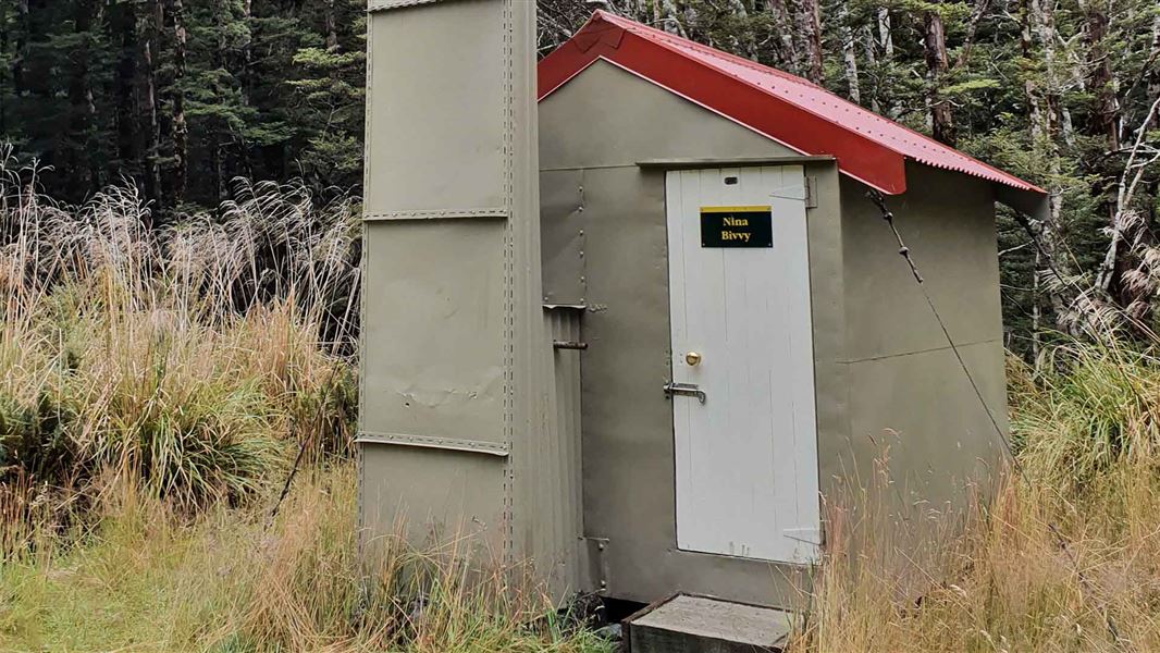 Upper Nina Bivvy, hut in Canterbury